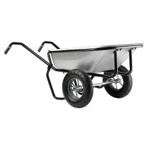 Brouette expert twin excellium 160 galva roues gonflées